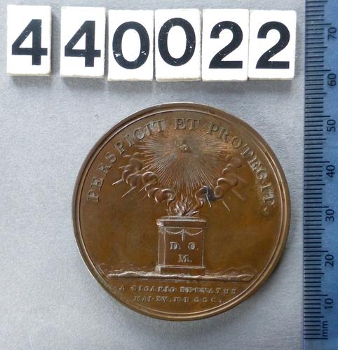Medal commemorating the Preservation of King George III from Assassination Medal commemorating the Preservation of King George III from Assassination