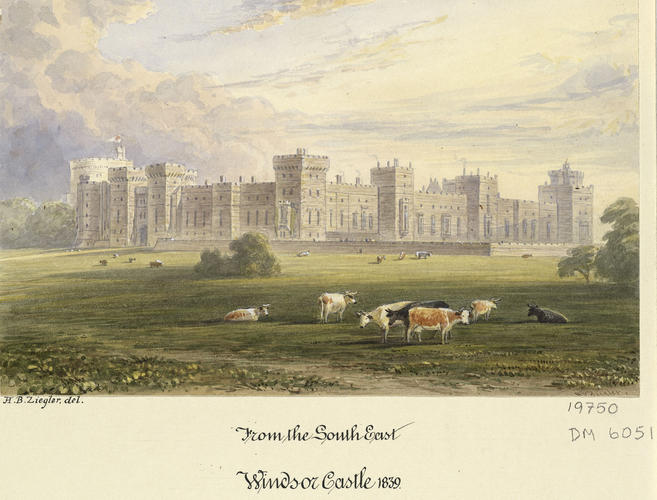 Windsor Castle from the south-east
