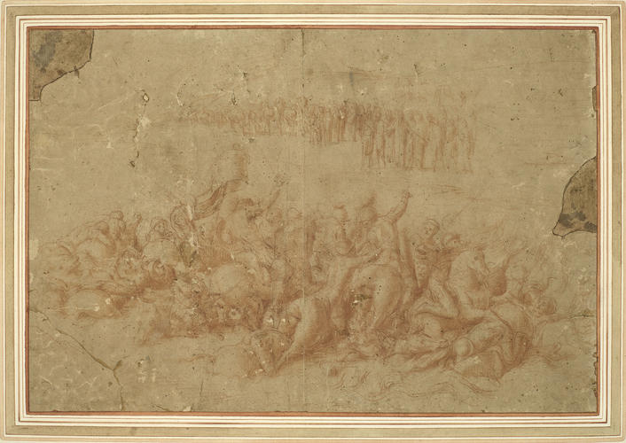 Pharoah's host submerged in the Red Sea; Pharoah's host submerged in the Red Sea;