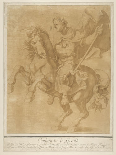 Constantine the Great on horseback