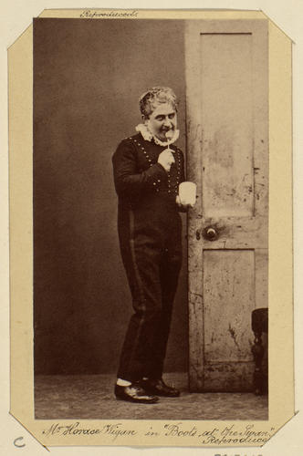 Horace Wigan (c. 1851-85) in 'Boots at the Swan' Horace Wigan (c. 1851-85) in 'Boots at the Swan'