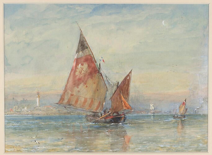 Venetian Boats at Trieste