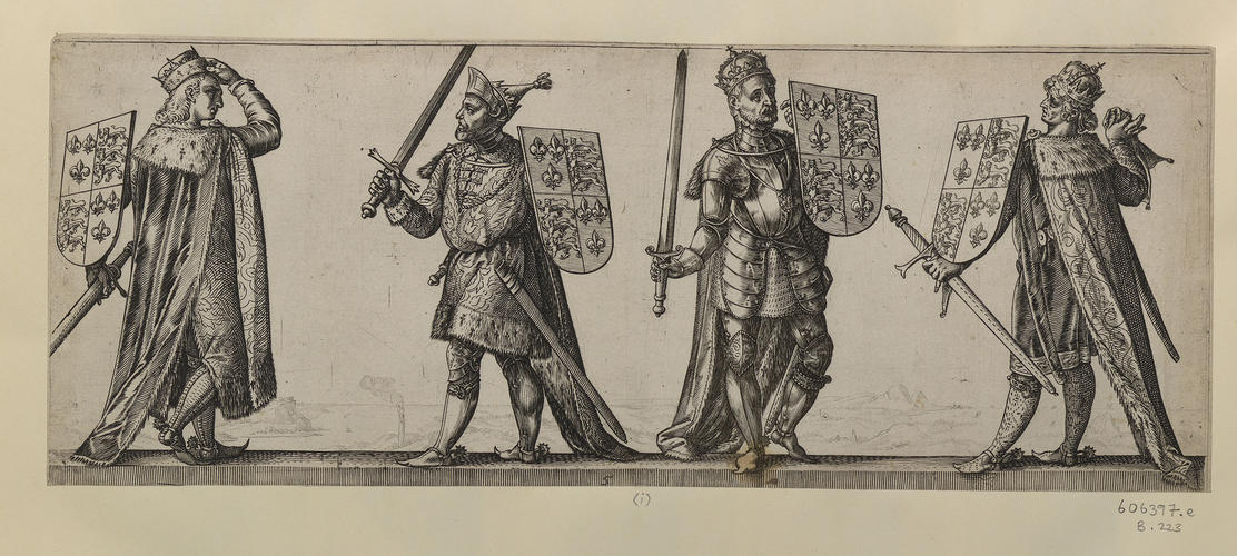 Master: [The Kings and Queens of England]
Item: [The Kings and Queens of England: Richard II, Henry IV, Henry V, and Henry VI]