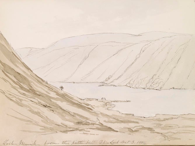 Item: Loch Muick from the path to the Dhu Loch
