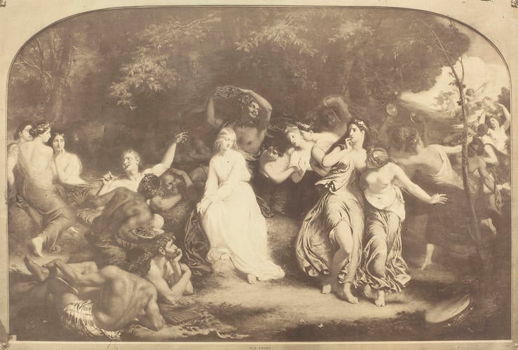 'Una and the wood nymphs'; Una among the Fauns and Wood Nymphs