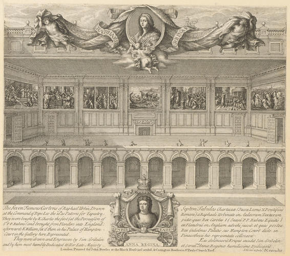 Master: Set of prints reproducing Raphael's Cartoons
Item: The Cartoon Gallery at Hampton Court Master: Set of prints reproducing Raphael's Cartoons
Item: The Cartoon Gallery at Hampton Court