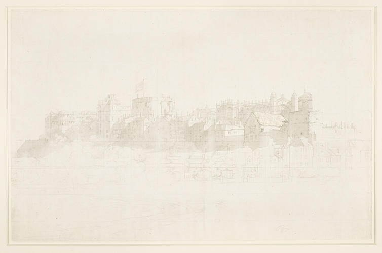 Windsor Castle and town from the North-West