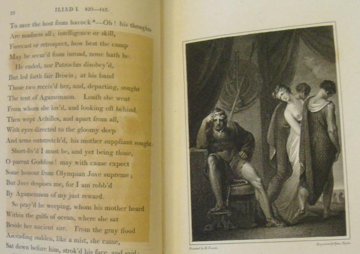The Iliad of Homer ; v. 1 / translated into English blank verse by William Cowper ; with a preface by J. Johnson