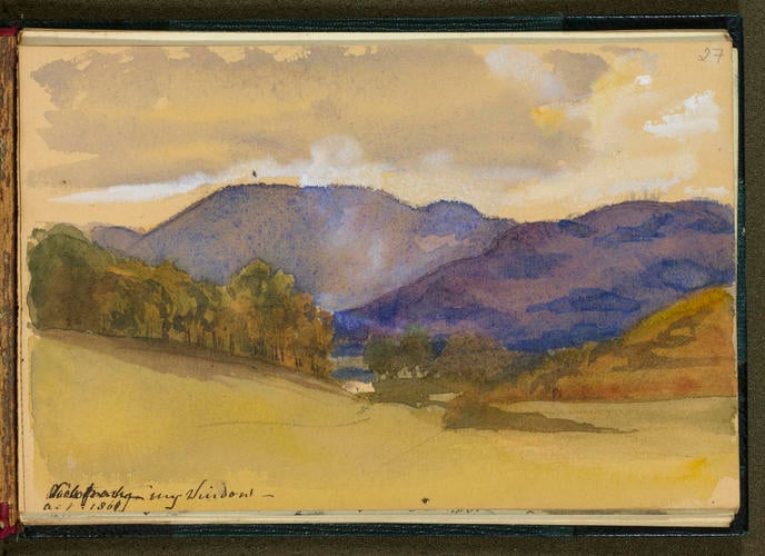 Master: SKETCHES FROM NATURE V. R. MDCCCLX TO MDCCCLXI
Item: View from my window