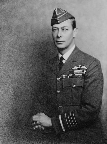 King George VI (1895-1952) in RAF uniform