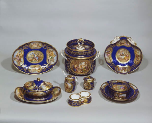 The Louis XVI dinner service The Louis XVI dinner service