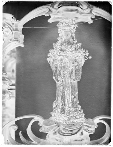 Glass Plate Negative of figure from the Duke of Clarence's Tomb Glass Plate Negative of figure from the Duke of Clarence's Tomb