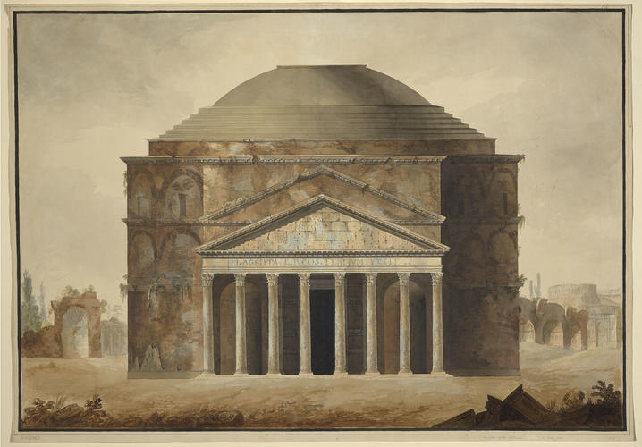 An elevation of the Pantheon