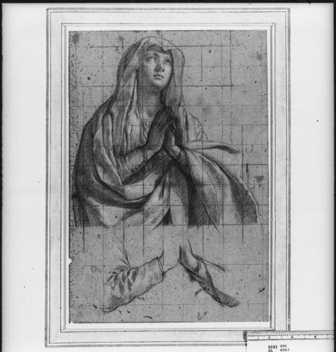 The Madonna in Prayer: a composition study