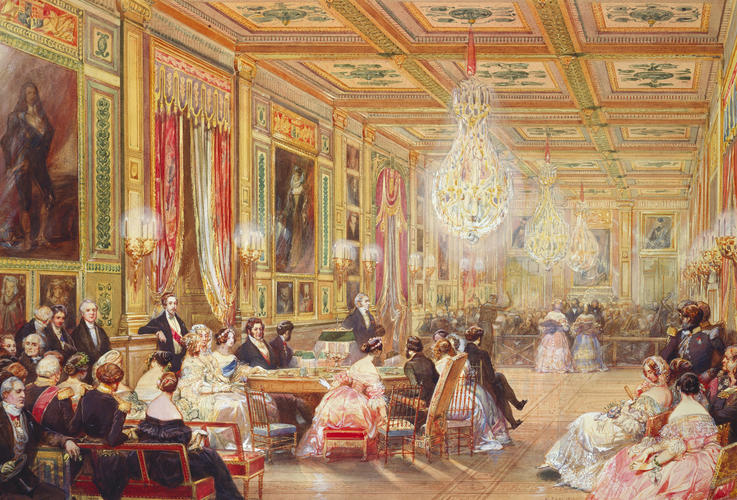 Royal visit to Louis-Philippe: concert in the Galerie des Guises, 4 September 1843