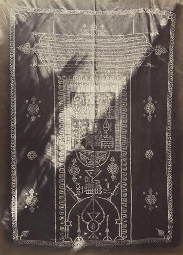 Embroidered cover at Nabulous [Nablus]
