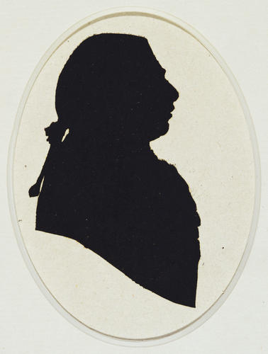 Master: A Book of cuttings made by Princess Elizabeth, daughter of George III, and by Theodore Tharp, and given by the Princess to Lady Banks
Item: Silhouette of George III