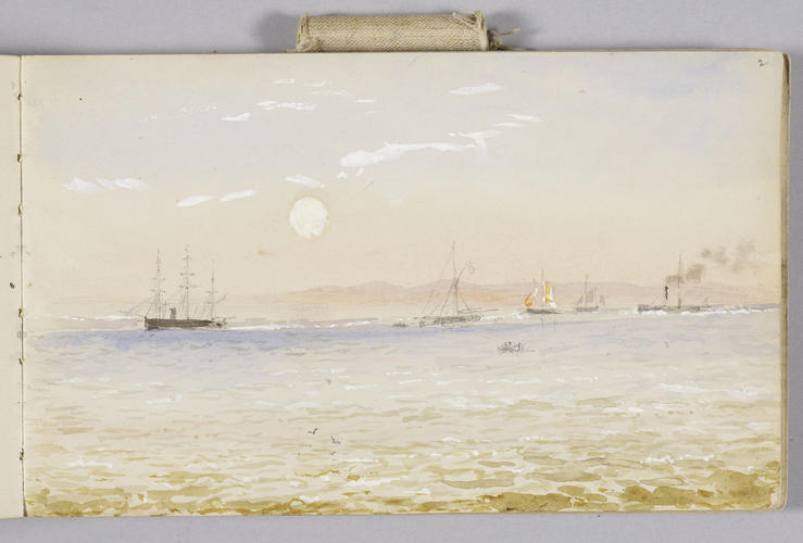 Master: Queen Alexandra's Sketch Book, 1884 - 1886
Item: A seascape