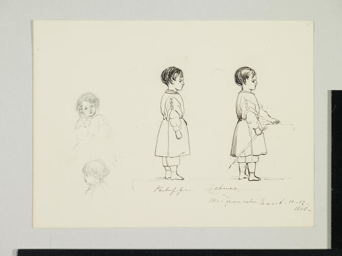 Master: SKETCHES FROM NATURE V. R. 1847 TO 1852
Item: Phillip and Clotilde Coburg Master: SKETCHES FROM NATURE V. R. 1847 TO 1852
Item: Phillip and Clotilde Coburg