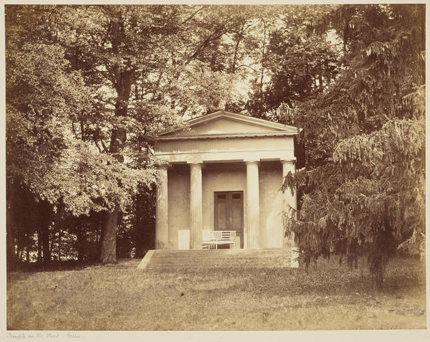 'Tempel im Park'; Temple in the park, Gotha