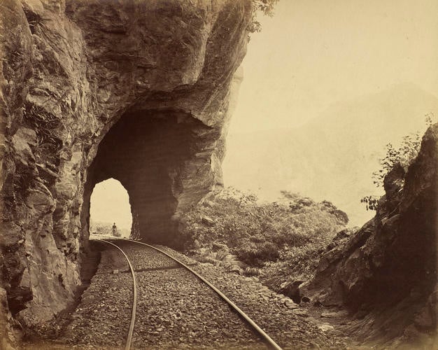 Columbo, View of the Ceylon Railway Incline : Prince of Wales Tour of India 1875-6