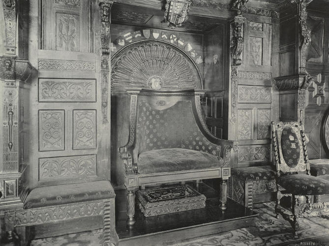 Speaker's Chair, Irish House of Commons, Antrim Castle Speaker's Chair, Irish House of Commons, Antrim Castle