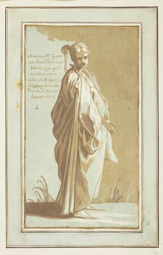 A standing woman