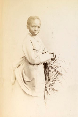 Victoria Davies. Daughter of Sally [Sarah] Bonetta Forbes, Mrs. Davies [Photographic Portraits Vol. 4/62 1861-1876]