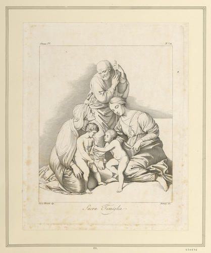 Holy Family with the Infant Baptist and St Elizabeth