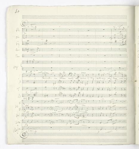 O hearken thou : full score / by Edward Elgar