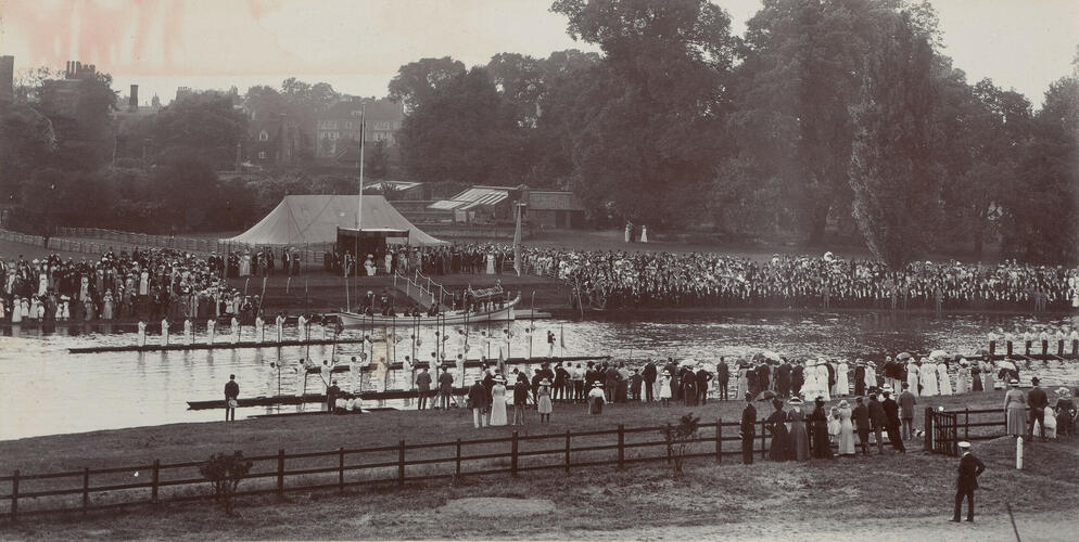 The Fourth of June celebration, Fellows' Eyot, Eton, 1913