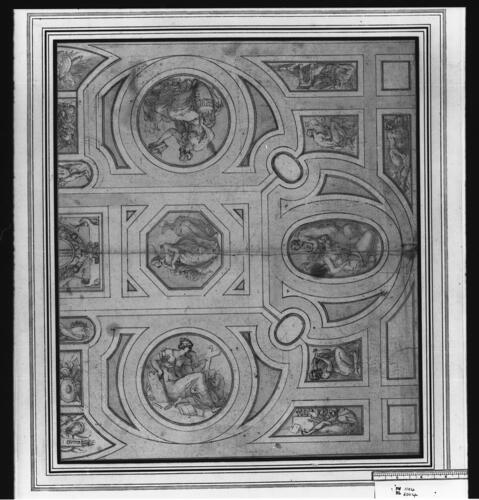 A design for the decoration of a ceiling