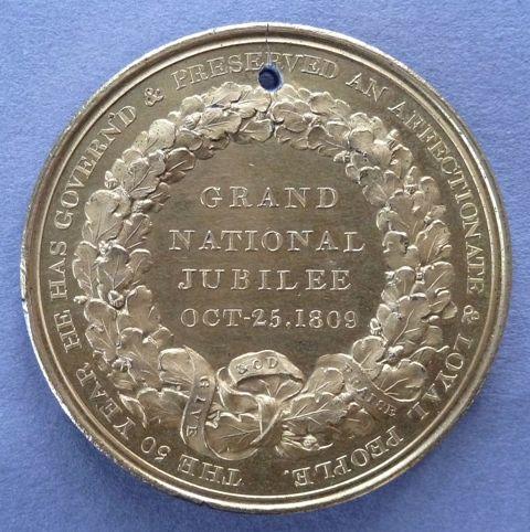 Medal commemorating the Grand National Jubilee of the reign of George III