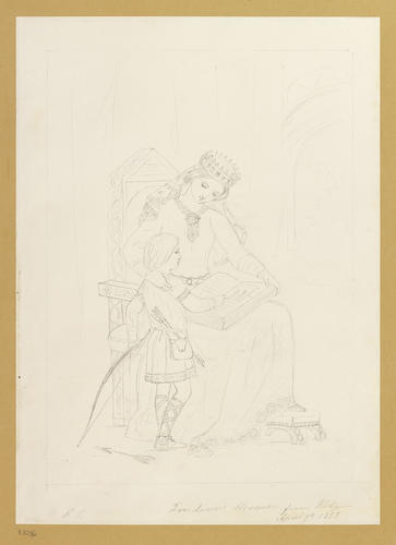 A mother and son