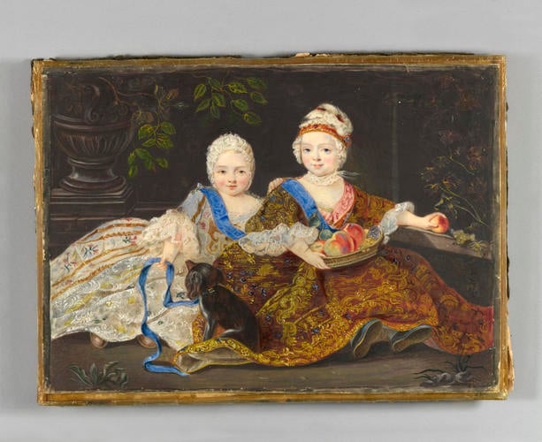 Louis XVI (1754-1793) and Louis XVIII (1755-1824), when Duc de Berry & Comte de Provence Louis XVI (1754-1793) and Louis XVIII (1755-1824), when Duc de Berry & Comte de Provence