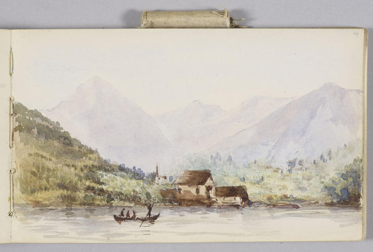 Master: Queen Alexandra's Sketch Book, 1884 - 1886
Item: A landscape