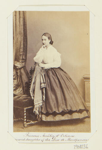 Princess Amélie d'Orléans (1851-70), second daughter of the Duc de Montpensier Princess Amélie d'Orléans (1851-70), second daughter of the Duc de Montpensier