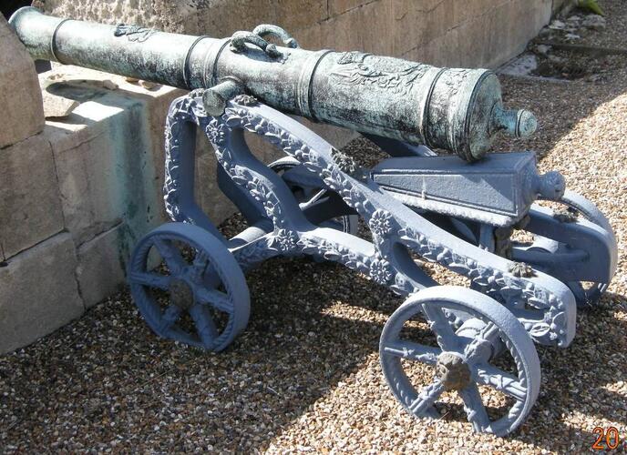Battery of 21 one-pounder guns