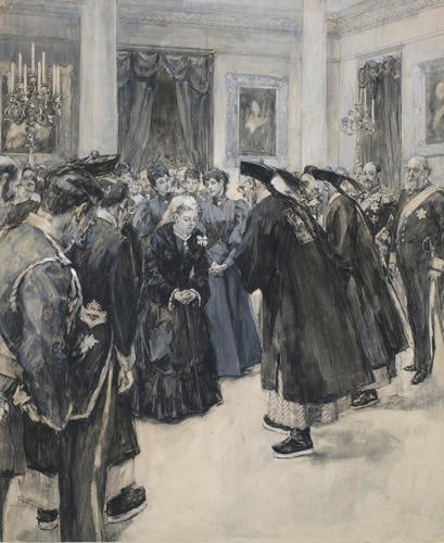 The Chinese Ambassador presented to the Queen, 5 August 1896