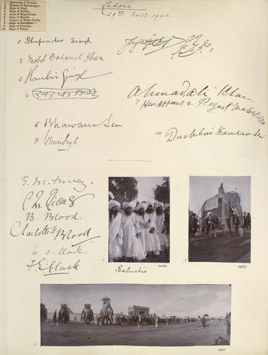 Balochi Chiefs, Lahore : The Royal Tour of India, 1905-06