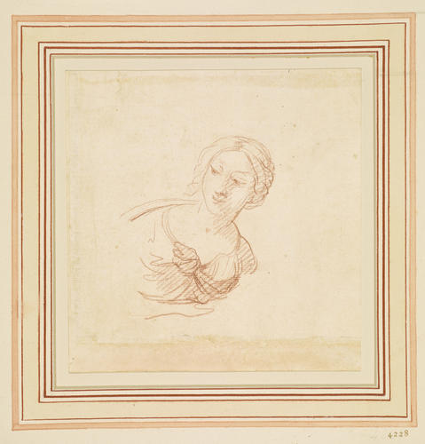 A bust of a woman A bust of a woman