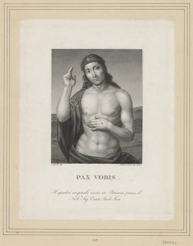 The salutation of the resurrected Christ ('Pax Vobis')