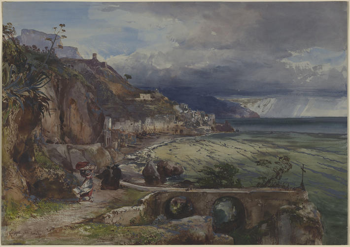 Amalfi, in a storm Amalfi, in a storm
