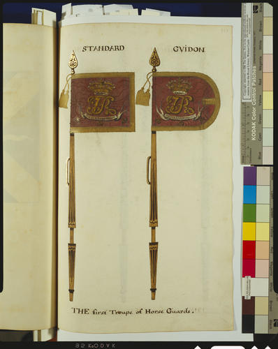 Drawings of the Colours and Standards of the British Army : Tempore James II &c. &c. &c Drawings of the Colours and Standards of the British Army : Tempore James II &c. &c. &c