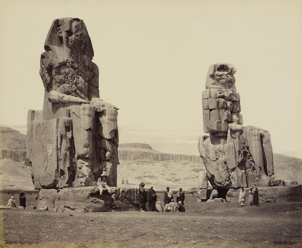 The Colossi on the plain of Thebes [Colossi of Memnon]