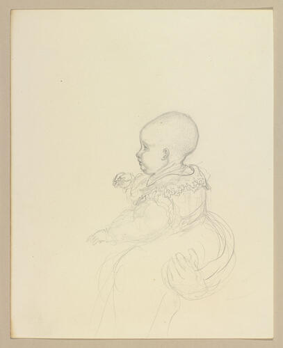 Master: Princess Victoria's folder of sketches
Item: A baby