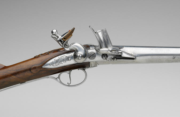 Flintlock breech-loading gun