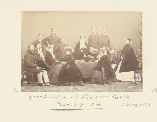 Group, Windsor Castle, March 9th 1863 [Photographic Portraits Vol. 4/62 1861-1876]