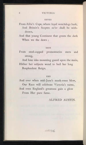 Victoria, June 20 1837 - June 20 1897 / [Alfred Austin]