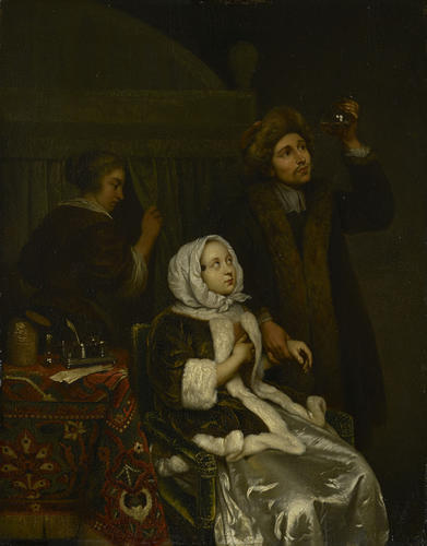 The Sick Lady with her Physician
